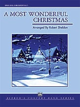 A Most Wonderful Christmas Concert Band sheet music cover Thumbnail